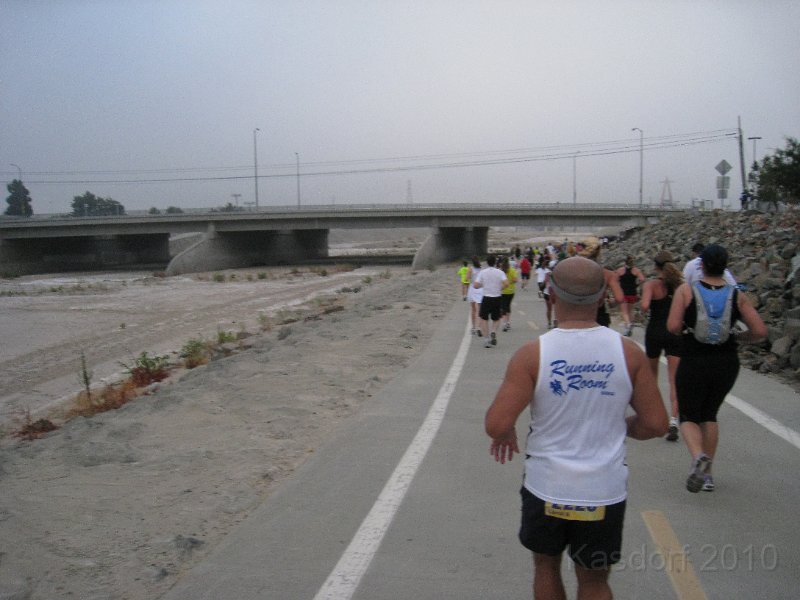 Disneyland 2010 HM Race 0395.JPG - Running along one of the dry water channels.
